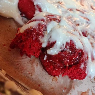 Cinnamon Rolls-  Red Velvet Cinnamon Rolls, Strawberry Rolls, Apple Cobbler Cinnamon Rolls, Classic Cinnamon Rolls