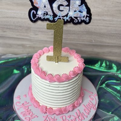 5” Plain Smash Cake 