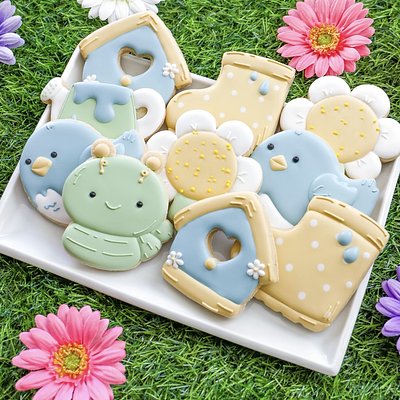Spring Has Sprung Cookie Class,  June 14th 12pm @ Cookin’ Class, Tigard 