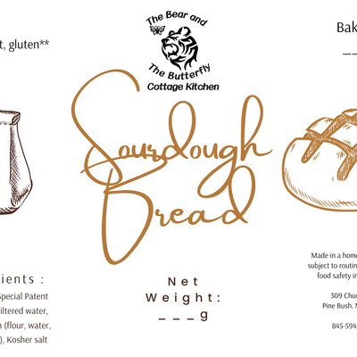Plain Sourdough Bread