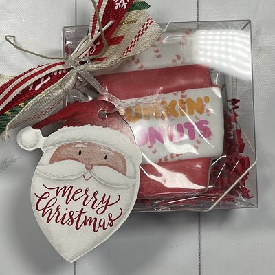 Coffee cup cookie package - Dunkin Donuts 