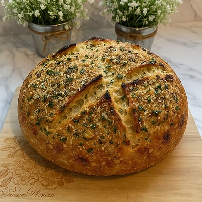 Garlic Herb & Parmesan Sourdough 