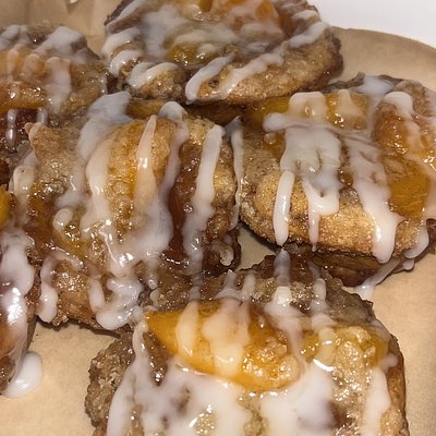 Peach Cobbler Rolls