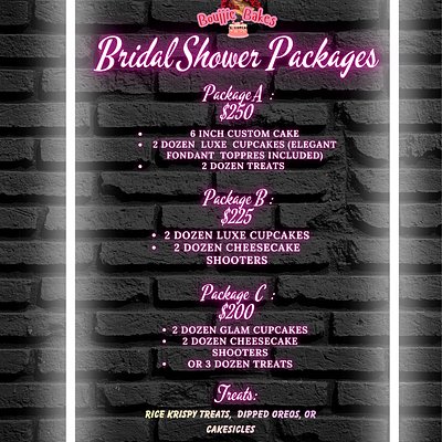 Bridal Shower Packages