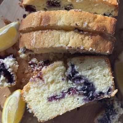Organic Lemon blueberry Loaf
