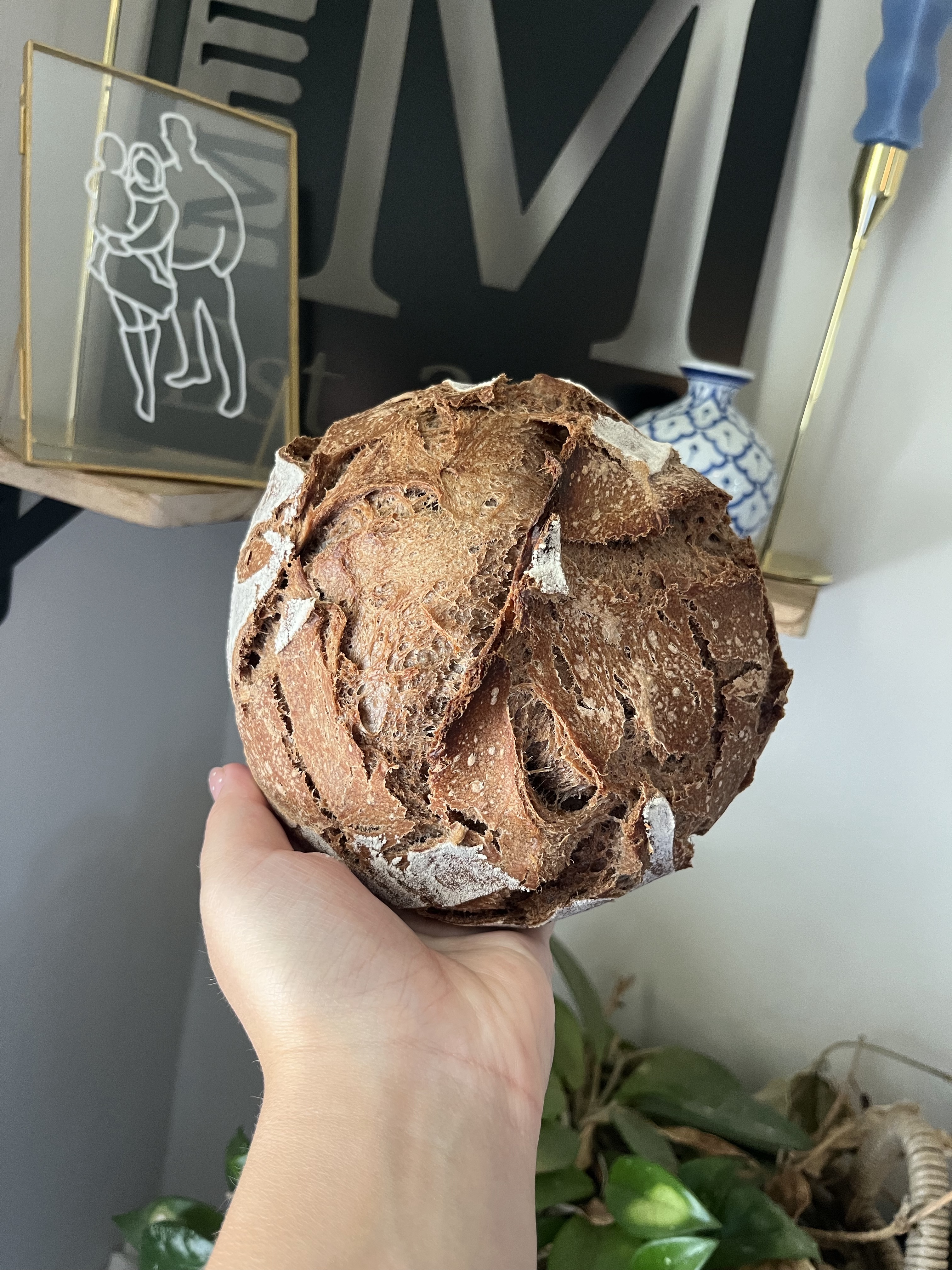 Whole Double Chocolate Sourdough Loaf