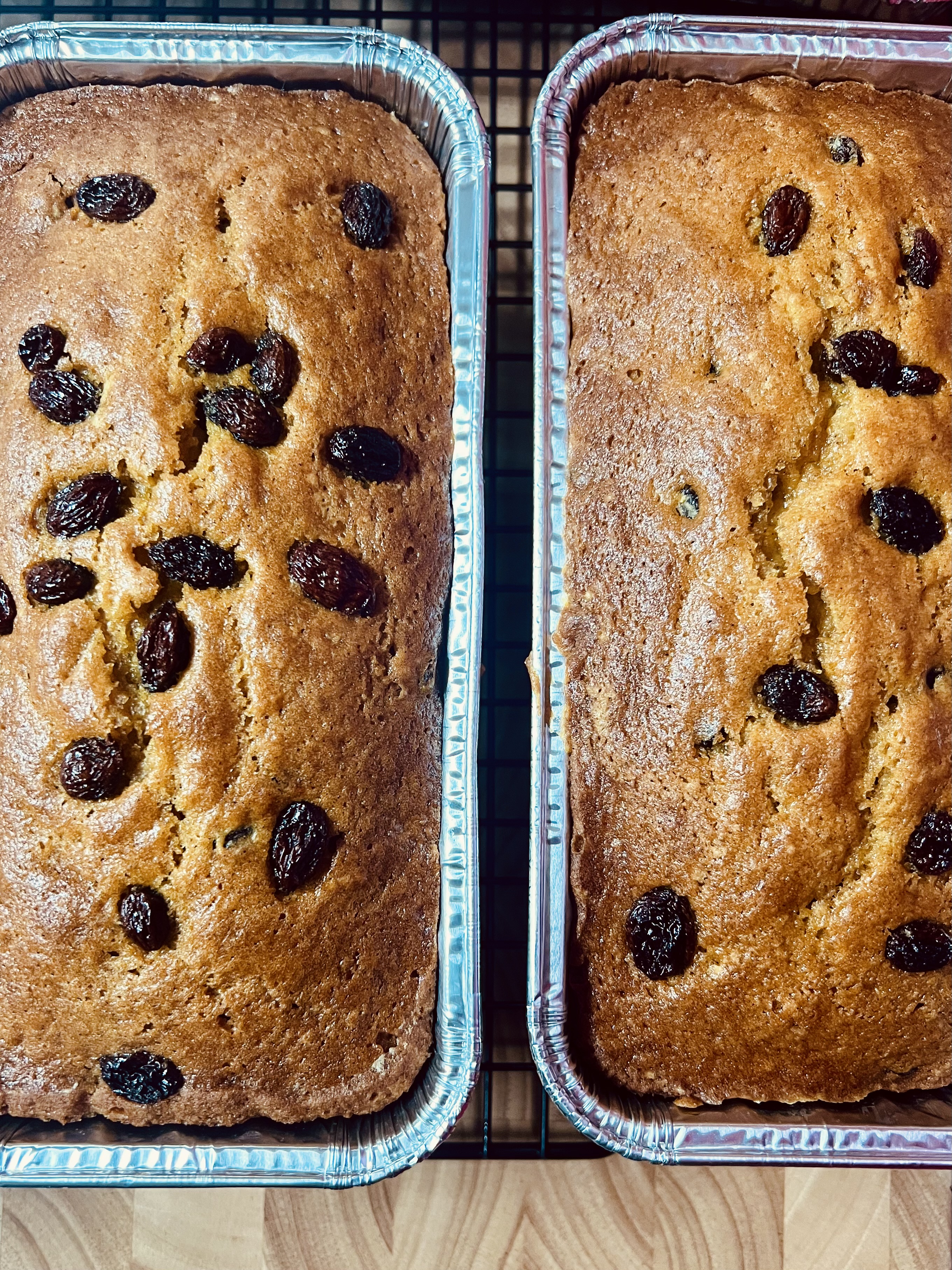 Pumpkin Raisin Bread