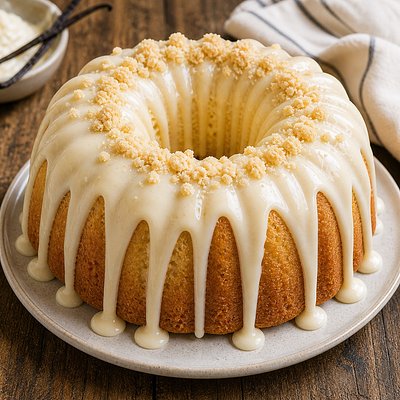 Vanilla Cheesecake Bundt Cake