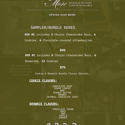 🌸Spring Menu🌸
