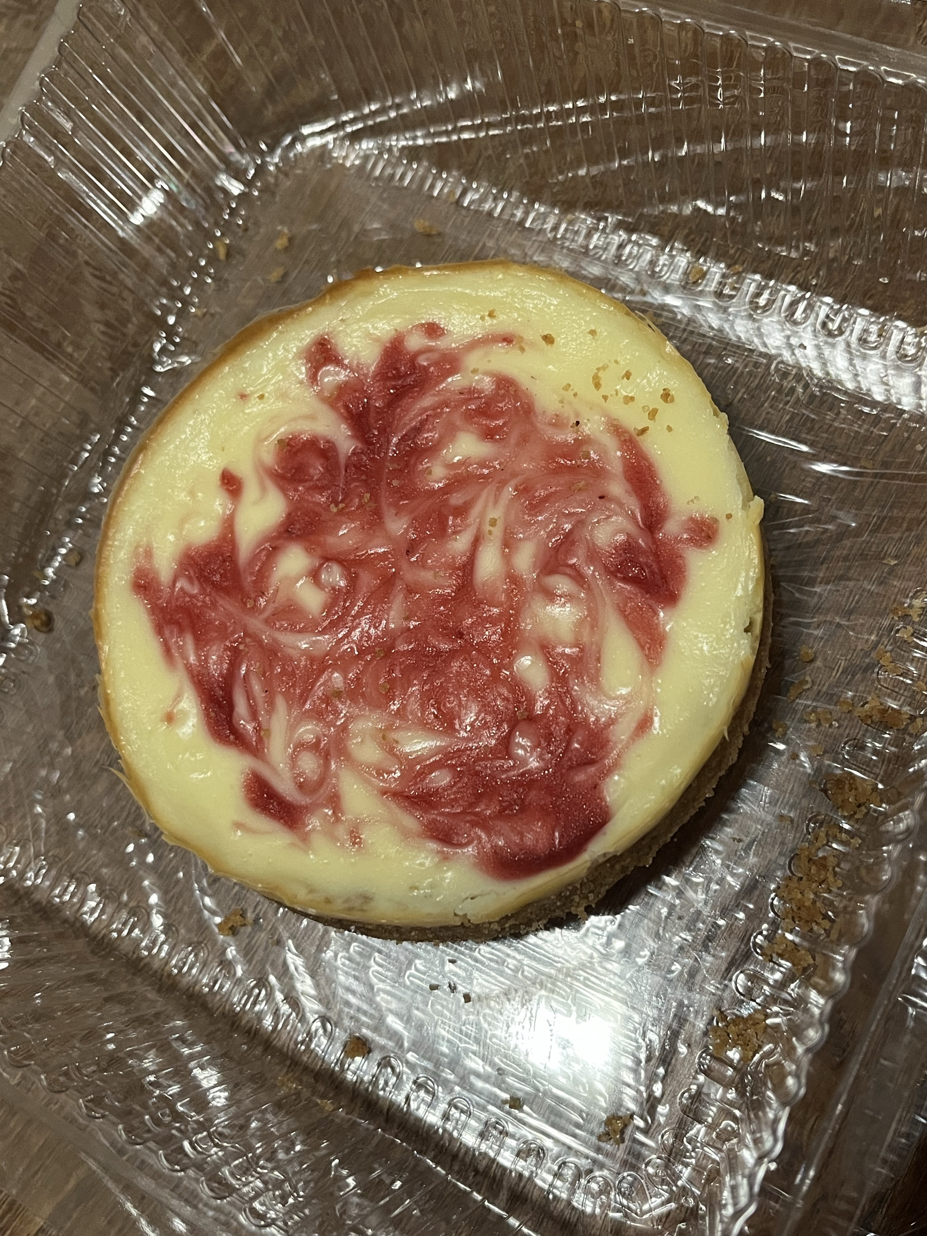 4 Inch Raspberry Cheesecake