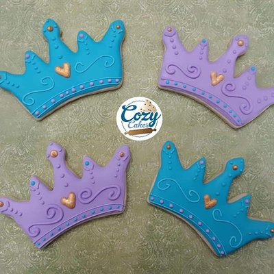 Tiara Iced Sugar Cookies (Dozen)