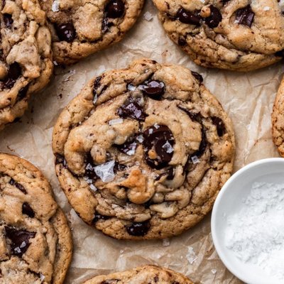 Browned Butter Double Chocolate Chip Cookies