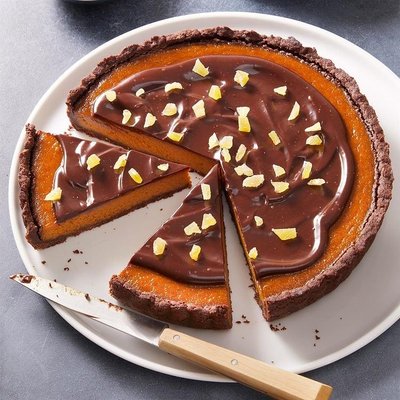 Chocolate Ganache Pumpkin Tart (Small)