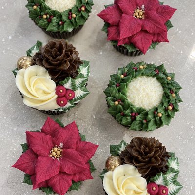 Winter Buttercream Cupcake Class 12/23 - WED