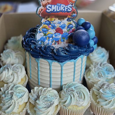 6inch Cake Celebration Cake Boards(budget friendly) 6inch 2 Layer Cake W/12 Cupcakes(starting price) 