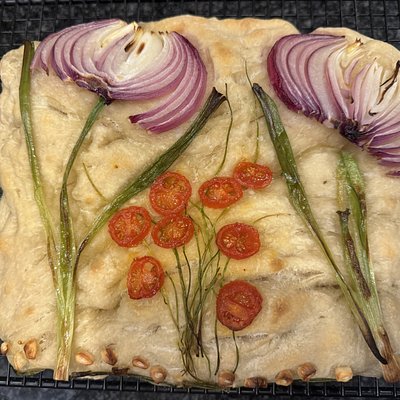 Focaccia With Veggies