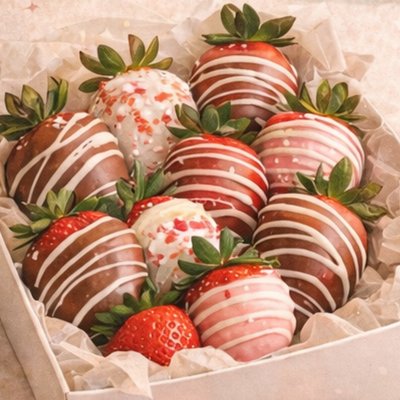 Valentines Special: 6 Chocolate Covered Strawberries 