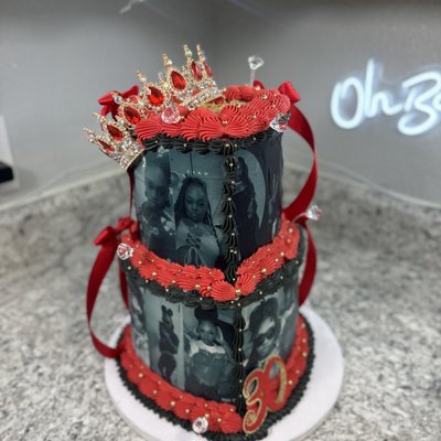 Heart 2 Tier Cake 