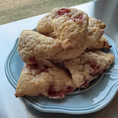 Mini Strawberry Lemon Scone Duo (only Available Through April 30)
