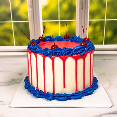 7 Inch 2 Layer Cake, Serves 12