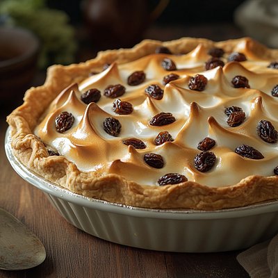 Sour Cream Raisin Pie 8” In 
