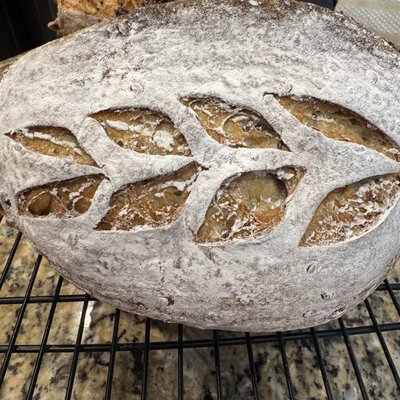 Honey Rye Artisan Sourdough Bread 