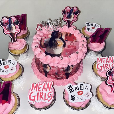 Celebration Box- 6 Inch Cake w. dozen Cupcakes 