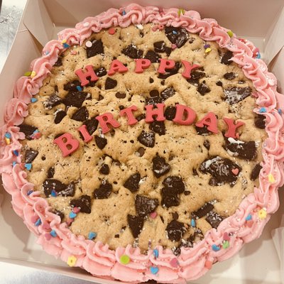 8 Inch Birthday Cookie Cake See Cake Flavor Options In Item Description 