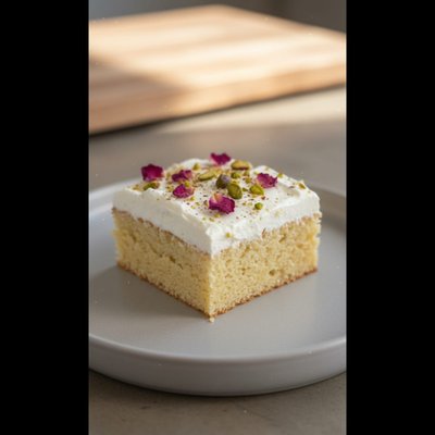 Mini Eggless Ras Malai Tres Leches Cake 