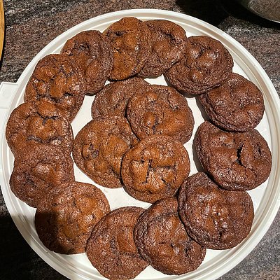 Double Chocolate Chip Cookies