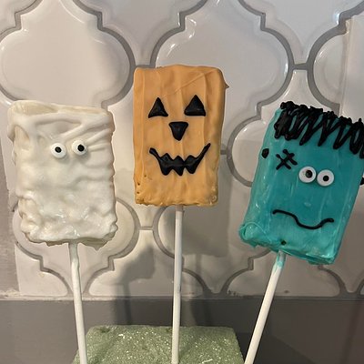 Dipped Rice Krispies 
