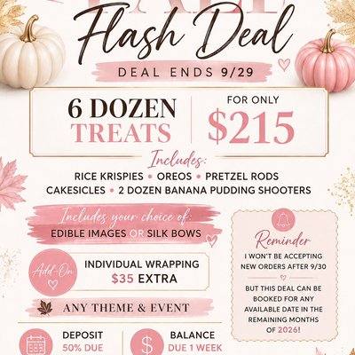 Fall Flash Deal