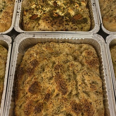 Rosemary Garlic Sourdough Focaccia 