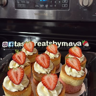 Mini Flancocho/Chocoflan/Fresaflan