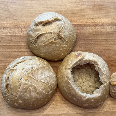 Sourdough Bread Bowls 