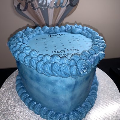 Heart Calendar Cake