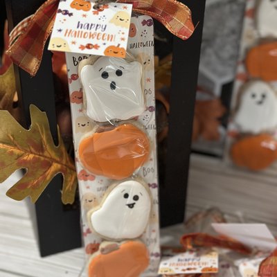 Spooky Pumpkin Mini Cookie Set 🎃👻