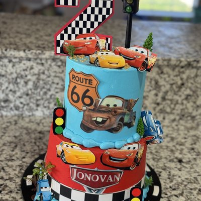 2 Tier Freestyle Cake 
