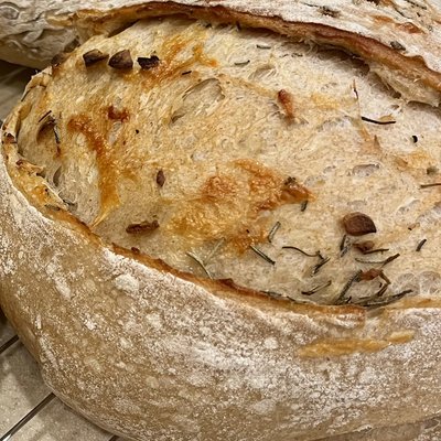 Rosemary Garlic Sourdough
