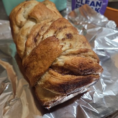 Cinnamon Sugar Braided Sourdough