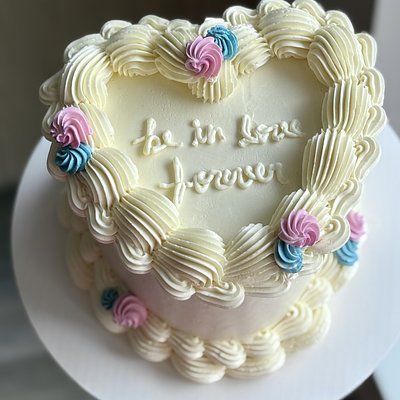 5” Heart Shaped Cake 