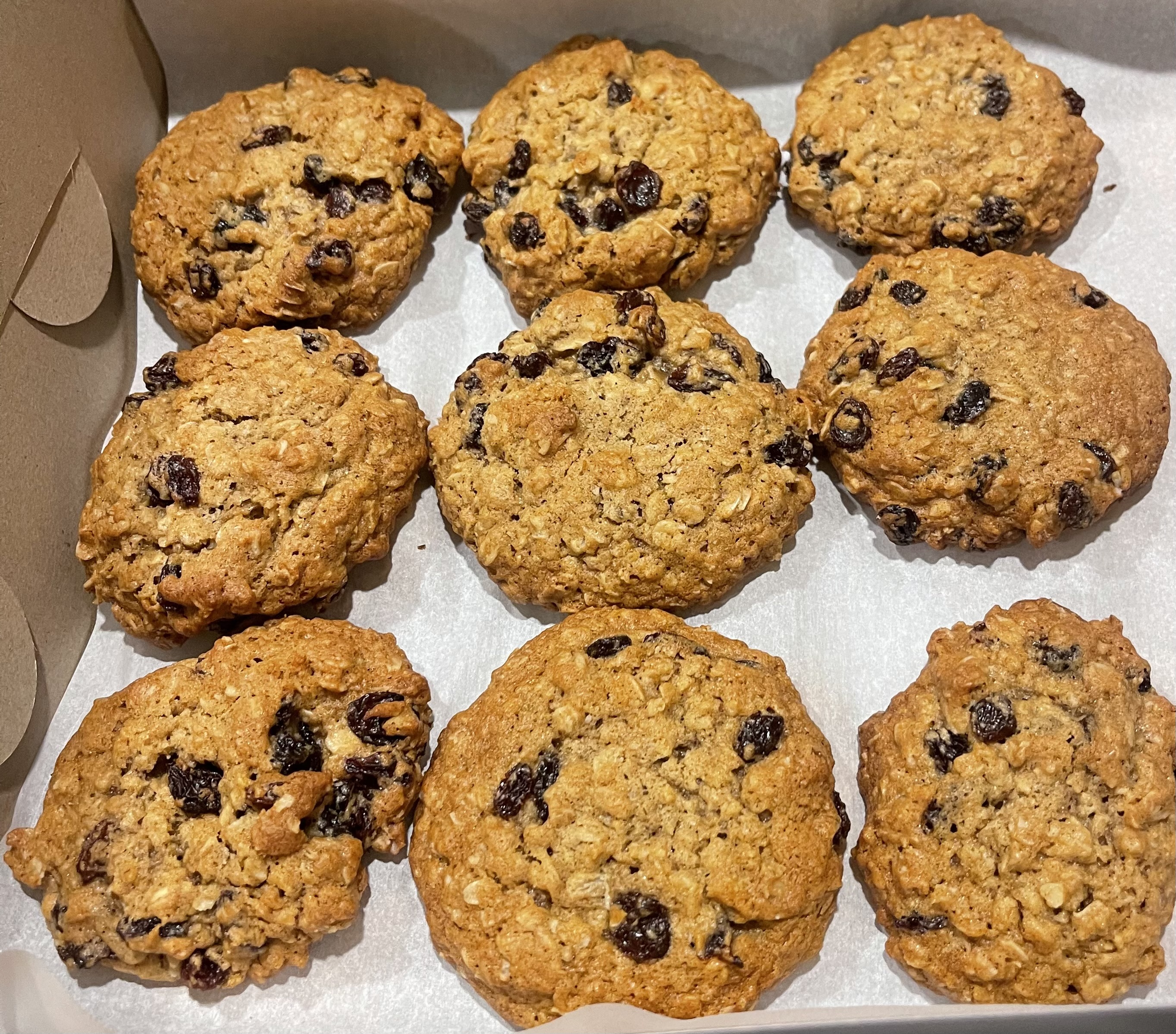 Oatmeal Raisin Cookies 