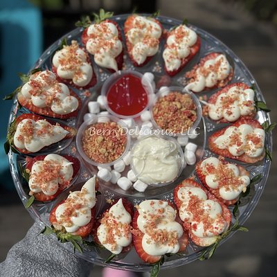 Deviled Strawberry Platter 