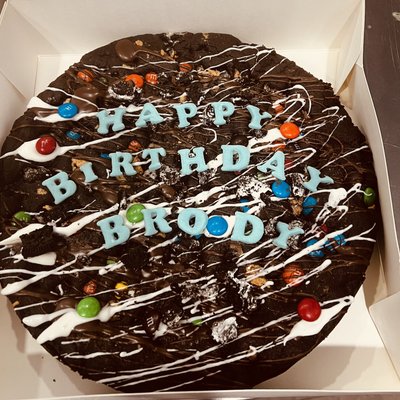 10 Inch Birthday Cookie Cake See Flavor Options In Item Description 