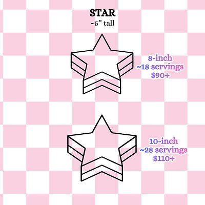 Custom Star Cake