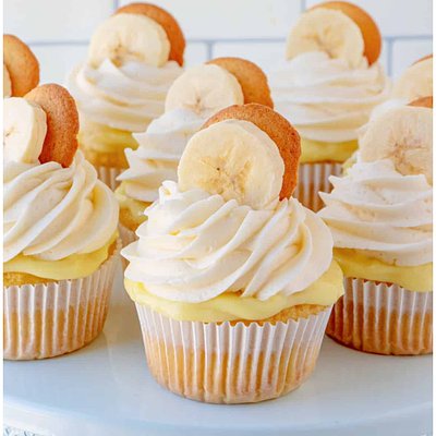 Banana Pudding Cupcake 