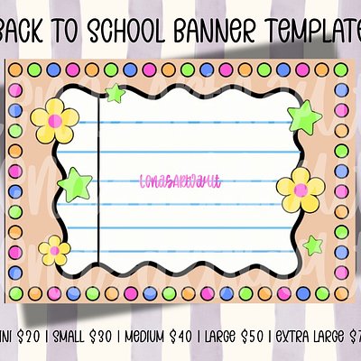 Smarty Party Colorful Back To School Painted Banner 