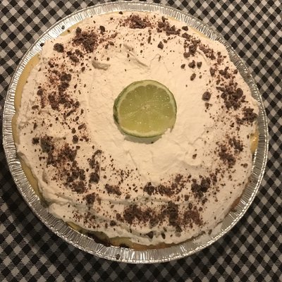 Black Bottom Key lime pie