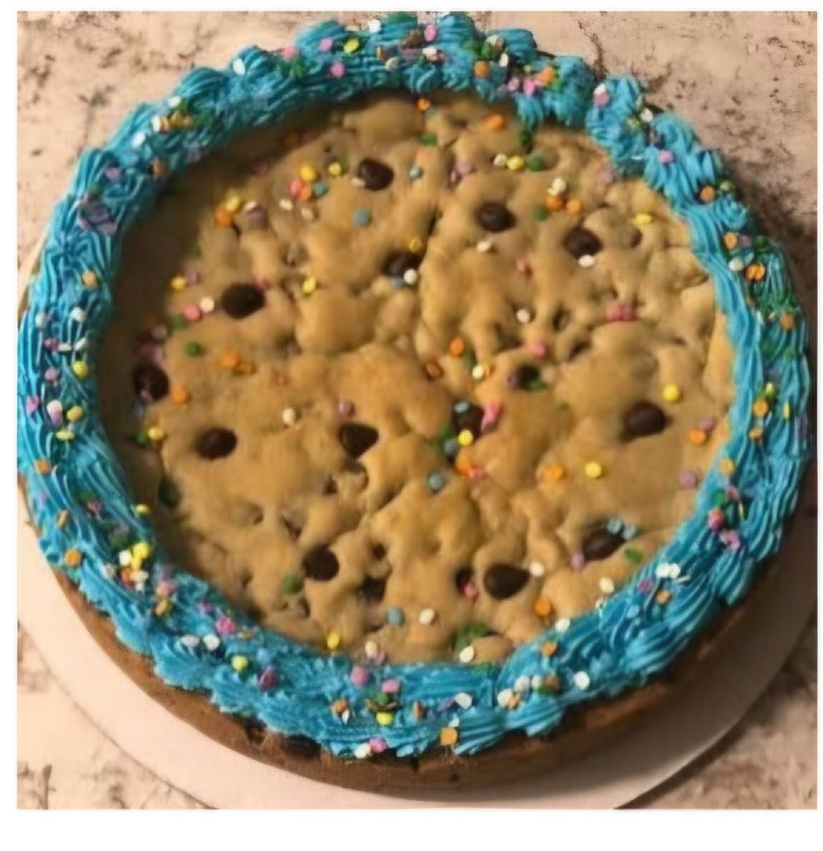 Chocolate Chip Cookie Cake-12 (Double Layer)
