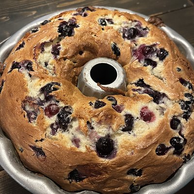 Blueberry Pound Cake